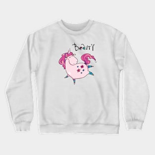 Unicorn Lover Beauty Quote Crewneck Sweatshirt